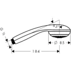 HansGrohe Crometta 85 1Jet  - kézi zuhany - 28585000