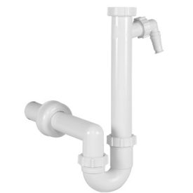   STY-638-4 Mosogató csőszifon, leeresztő nélkül, mosogatógép csatlakozóval, 40-es