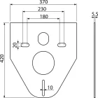 Alcaplast M91 hangszigetelő lemez HAAS 7490, ST-757-1