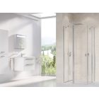 RAVAK Chrome CRV2 - 90 zuhanykabin 1oldal króm+transparent