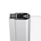 RAVAK Chrome CSDL2-90 zuhanyajtó  szatén transparent
