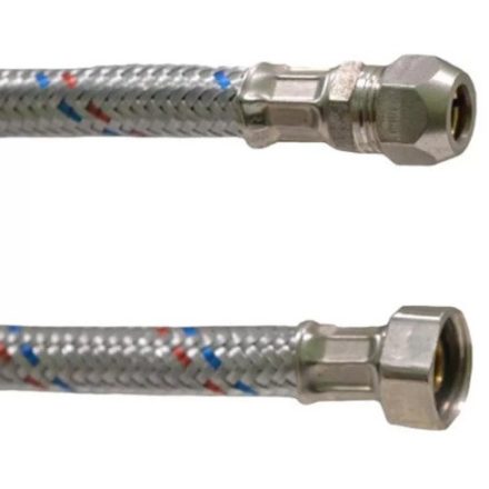 Flexicső VÍZ  1/2"  roppantós. 60cm