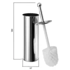 SAPHO WC kefe tartó  Krómozott réz 04065F kerek