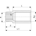 sr. Csaphosszabbító VIEGA 1"-5cm