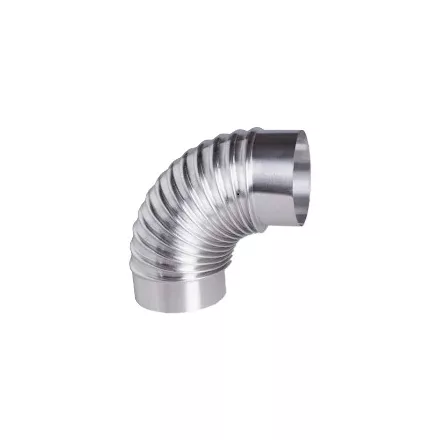 Alu 120/90° füstcső könyök