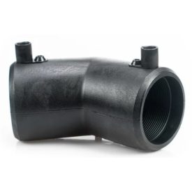 KPE elektrofitting 90 könyök 45°