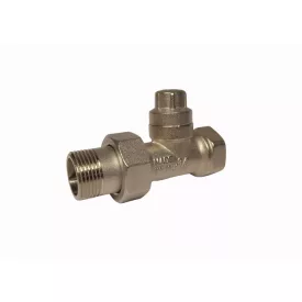   Bianchi 3/4"  Vas Egyenes  torló, visszatérő radiátor szelep   404