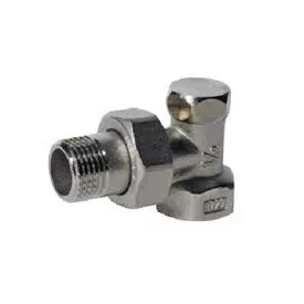   Bianchi 1/2" Vas Sarok torló, visszatérő radiátor szelep 408