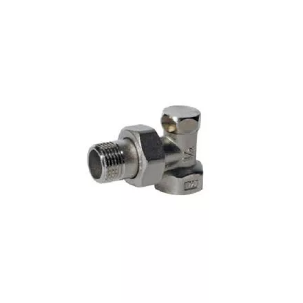 Bianchi 1/2" Vas Sarok torló, visszatérő radiátor szelep 408