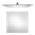 SAPHO SLIM fejzuhany 30x30 MS563 rozsdamentes