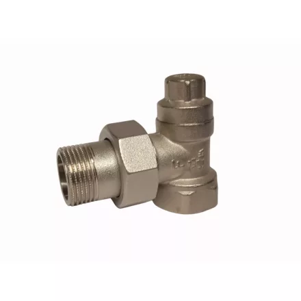 Bianchi 3/4" Vas Sarok torló, visszatérő radiátor szelep 402