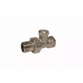  Bianchi 1/2" Vas Egyenes torló visszatérő radiátor szelep  408D