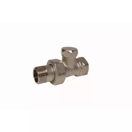 Bianchi 1/2" Vas Egyenes torló visszatérő radiátor szelep  408D