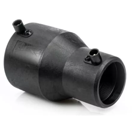 KPE elektrofitting 125-110 szűkitő tompa tok nélküli