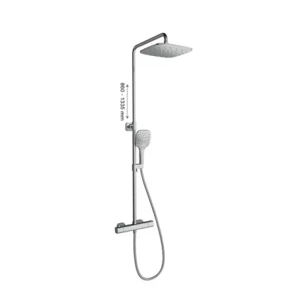 RAVAK Zuhanyoszlop termosztátos csapteleppel TE 091.00