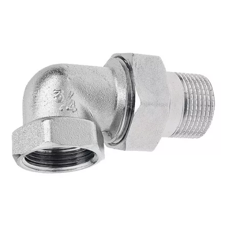 Radiátor hollander 1/2" sarok króm KB