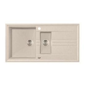   Mosogató Gránit GRANMASTER LUKA 1.5 B 1D  960x500 világosbézs