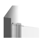 RAVAK Chrome CSD1 90 zuhanyajtó krómhatású+transparent