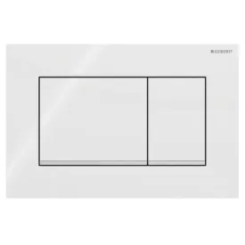  GEBERIT nyomólap SIGMA30  - 115.883.KJ.1 fehér szögl./fényes króm