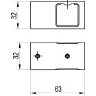 RAVAK WALK In Wall  merevítő W SET-90 Wall