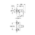Grohe Bau loop - zuhany csaptelep - 23340000