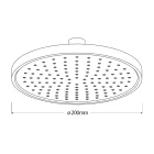 SAPHO Fejzuhany  200 mm SC121