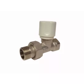 Bianchi 3/4" Vas Egyenes radiátor szelep 403