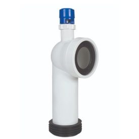 STY-530-90-L WC bekötő könyök 90 légbeszívós