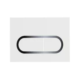 RAVAK Chrome WC Öblitő Nyomólap fehér X01455