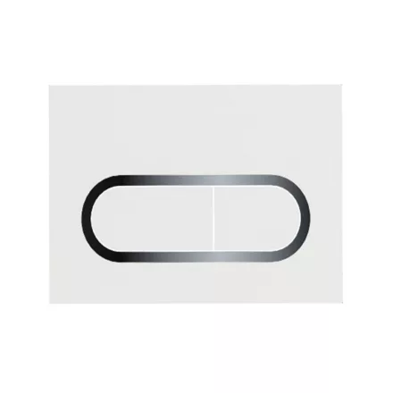 RAVAK Chrome WC Öblitő Nyomólap fehér X01455