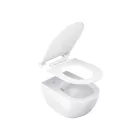 RAVAK Uni Chrome Slim WC Ülőke fehér X01550