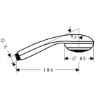 HansGrohe Crometta 85 1Jet  - kézi zuhany - 28561000
