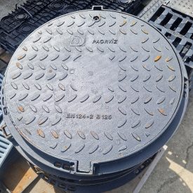 Aknafedlap nehéz kerek TR800 D:600 KN125