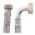 Flexicső VÍZ pipás 1/2"- 3/4" BB 30cm