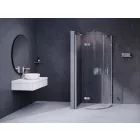 RAVAK Zuhanykabin SMSKK4-90 króm+transparent