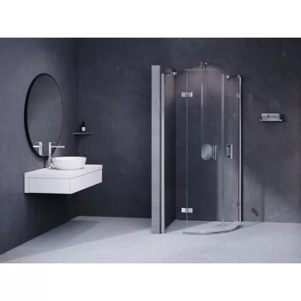 RAVAK Zuhanykabin SMSKK4-90 króm+transparent