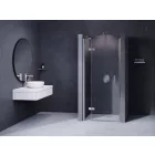 RAVAK Zuhanyajtó MSD2-100 L krómhatású+transparent