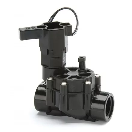RainBird 100 DV F mágnesszelep 1" BB átfolyásszabályzóval