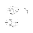 Mofém BRIDGE kádtöltő csaptelep szett nélkül 151-1851-00
