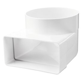   Szellőző 60x204 ---> 100 laposról átalakító könyök (821) Vents