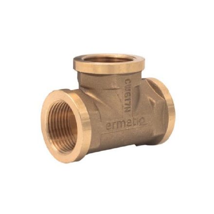 Ermetiq Réz T-idom 3/4"