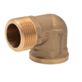 Ermetiq Réz könyök 1/2" KB