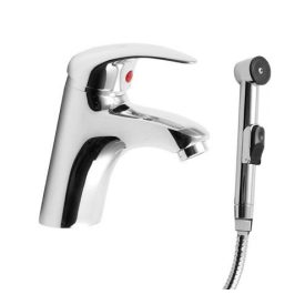   SAPHO mosdó csaptelep bidézuhannyal gégecsővel, bidéfejjel 1209-05