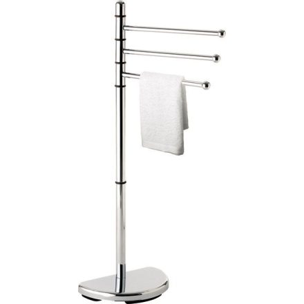 SAPHO HIBISCUS törölköző tartó álló króm HI31