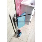 SAPHO HIBISCUS törölköző tartó álló króm HI31