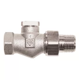   Herz 1/2" Vas Egyenes radiátor torló, visszatérő 3723.41