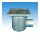 B&K ATT rozsdam. padlóösszefolyó 200x200m  ATTW200110H1