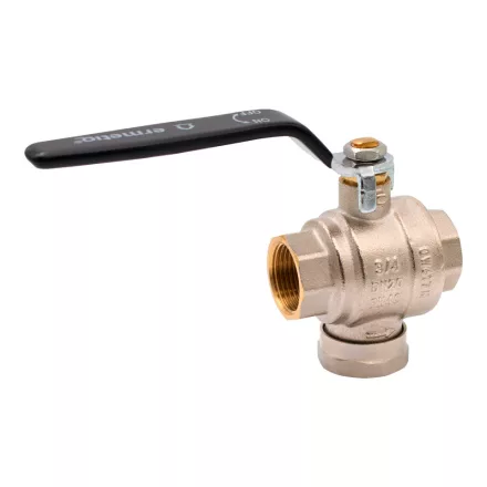 Golyóscsap 3/4" BB mágneses szűrővel Ermetiq ER-LTFF34