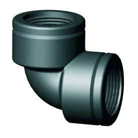 Ö. Műanyag Könyök 6/4" BB