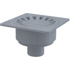   Alcaplast APV16 padló összefolyó 150x150/50 mm fehér műanyag, egyenes kiv